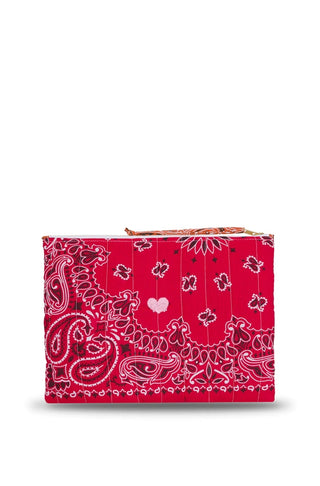 Zipped Pouches quilted-Heart