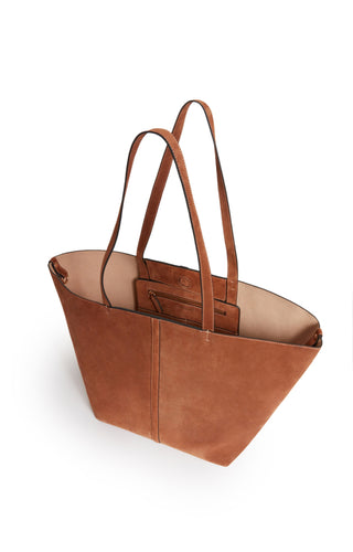 GROSSE DAILY-TASCHE AUS VELOURLEDER