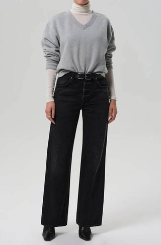 Annina Jeans Relaxed Rise Wide Leg in Raine
