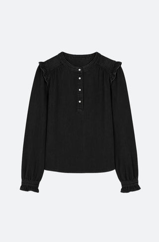 Mio Bluse – Lässige Eleganz mit femininen Details von Ba&amp;sh