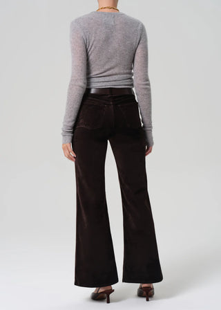 Kimberly 70s Flare Velvet Hose