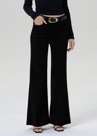 Kimberly 70s Flare Velvet Hose