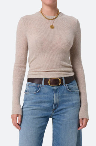 Alessia Crewneck Sweater in cream von Citizens of Humanity