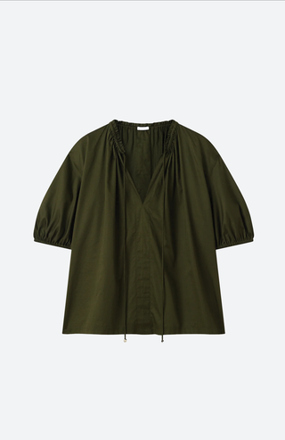 Nador-Bluse aus Baumwollsatin von JOSEPH