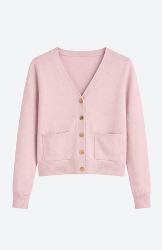 Cardigan aus einer Woll- und Kaschmirmirschung mit V-Ausschnitt und Taschen von Vince &nbsp;