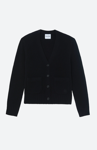 Milena Kaschmir-Cardigan – schwarz von Kujten