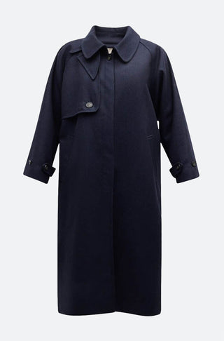 blauer Mantel als Trenchcoat von Vanessa Bruno