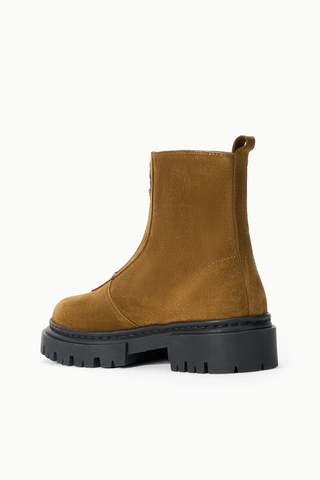 MILES ZIP ANKLE BOOT CIGAR