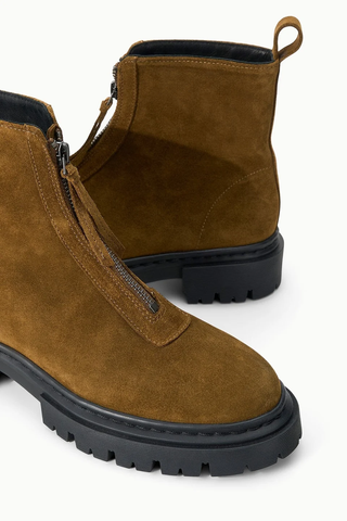 MILES ZIP ANKLE BOOT CIGAR