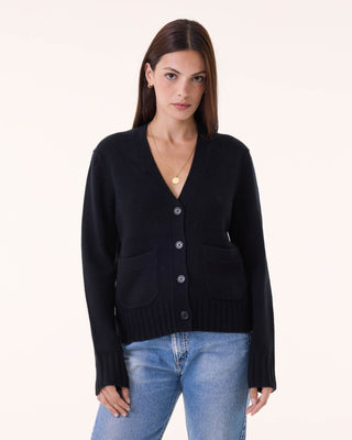 Milena Kaschmir-Cardigan Schwarz