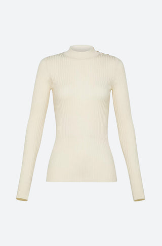 gerippter Superfine Merinos Turtleneck Sweater 13333 Forte Forte