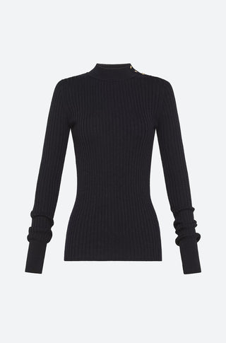 Gerippter Superfine Merinos Turtleneck Sweater Forte Forte