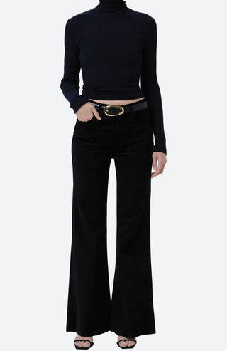 Kimberly 70s Flare Velvet Hose