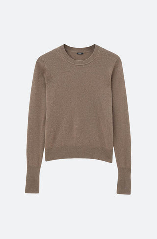Leichter Rundhalspullover aus reinem Kaschmir