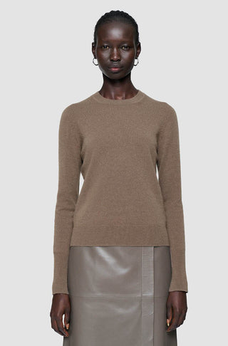 Leichter Rundhalspullover aus reinem Kaschmir