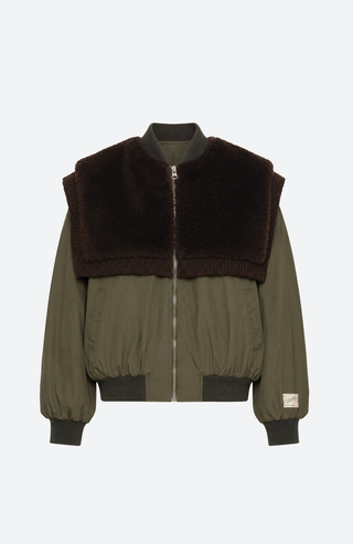 MARTA BOMBERJACKE MIT KUNSTFELL-KOMBINATION VON SEA YORK
