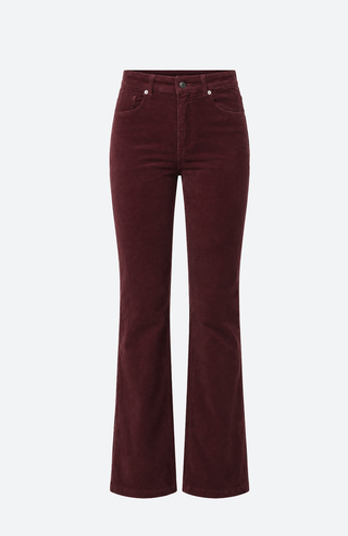 Vanessa Bruno Jerry Flared Samthose in Bordeaux