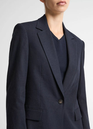 Blazer aus Leinengemisch