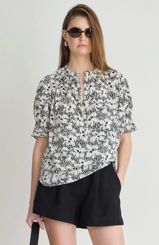 Textured Los Altos Top