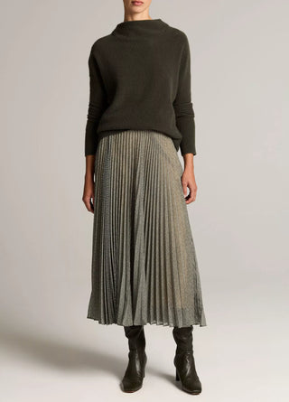 Cashmere Pullover mit Trichterkragen