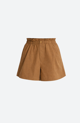 Mid Rise Cotton Pull On Skort von Vince