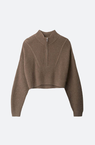 Verkürzter Hampton Kaschmirpullover Staud