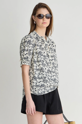 Textured Los Altos Top