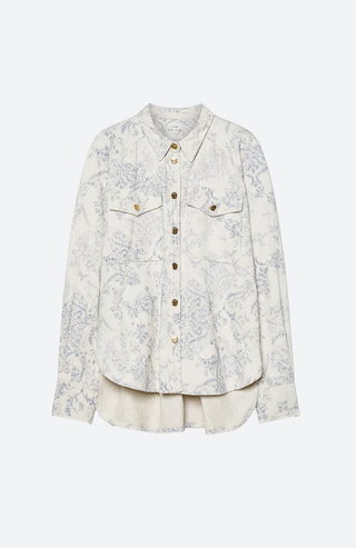 Denim Overshirt “nontiscordardime” von Forte Forte