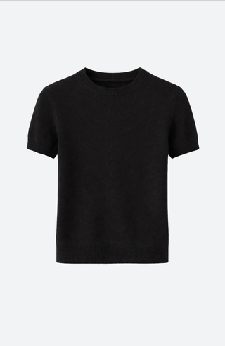 Kurzärmliger Pullover aus Woll- und Kaschmirmischung von VINCE
