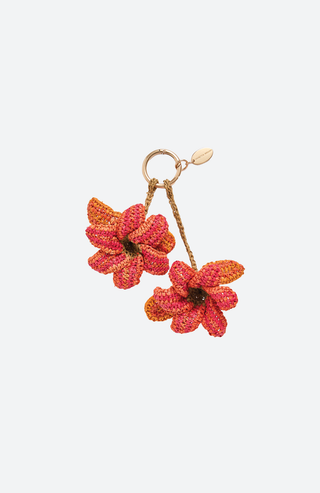 Taschenanhänger Orange Blume von Vanessa Bruno
