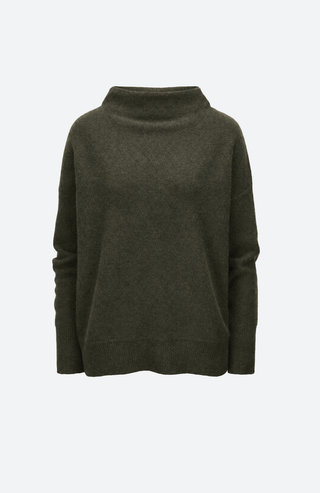 Cashmere Pullover mit Trichterkragen von Vince