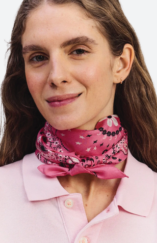 Seidentuch Rosa