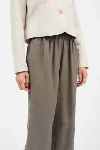 Vetiver Leinenhose