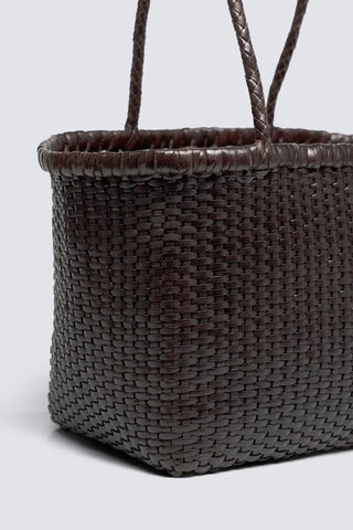 B Weave Small Dunkelbraun