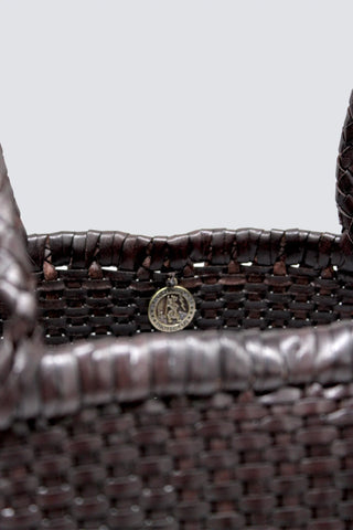 B Weave Small Dunkelbraun