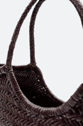 Nantucket Shopper aus geflochtenem Leder