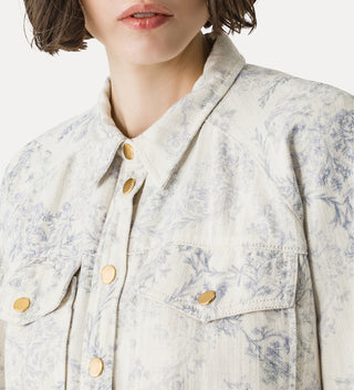 Denim Overshirt “nontiscordardime”