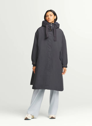 Akira Navy - 2-in-1 overize Parka