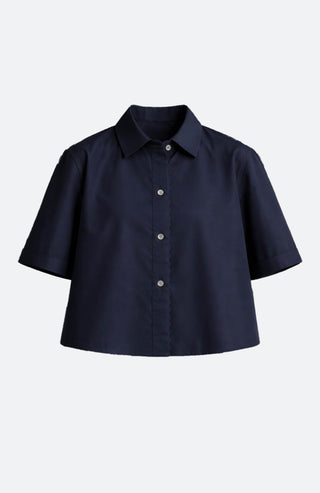 Scallop Detail Shirt Vince