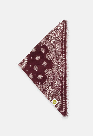 Kaschmirbandana bordeaux gross