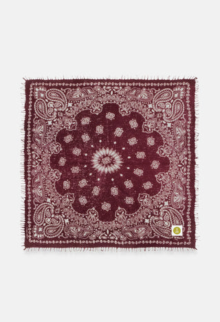 Kaschmirbandana bordeaux gross