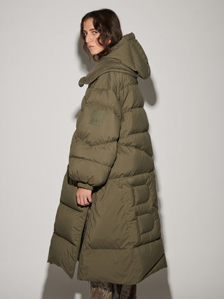 DOUBLE B MAXI JACKET IN OLIVE