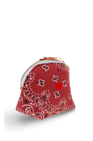 Mini-Tasche mit Reißverschluss – HERZ – rot organe